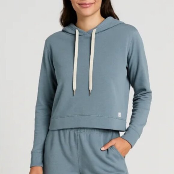 Vuori Halo Essential DreamKnit Performance Hoodie – Blue XS - Picture 2 of 5